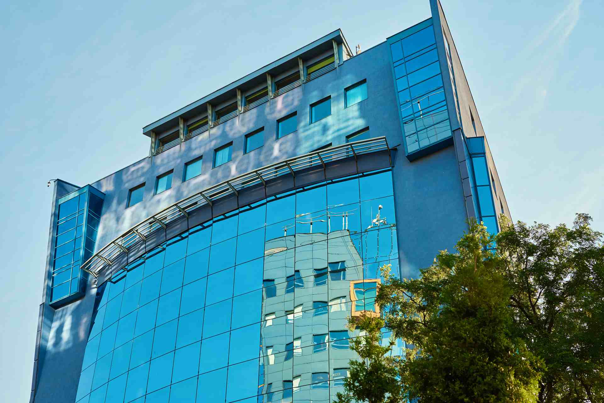 Office Buildings glass exterior facade
